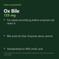 Ox Bile Complex — ox bile 125mg hero ingredient