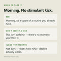 When to use GutNaturals NMN