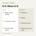 What's in and not in Reishi Relax Gummies