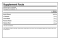 Reishi Relax Gummies Supplement Facts Panel
