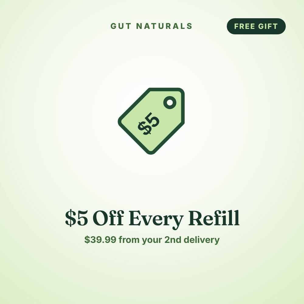 $5 off every refill, free gift