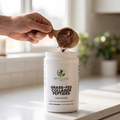 Grass-Fed Collagen Peptides scoop in use