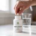 Men's Vitality tablets in use