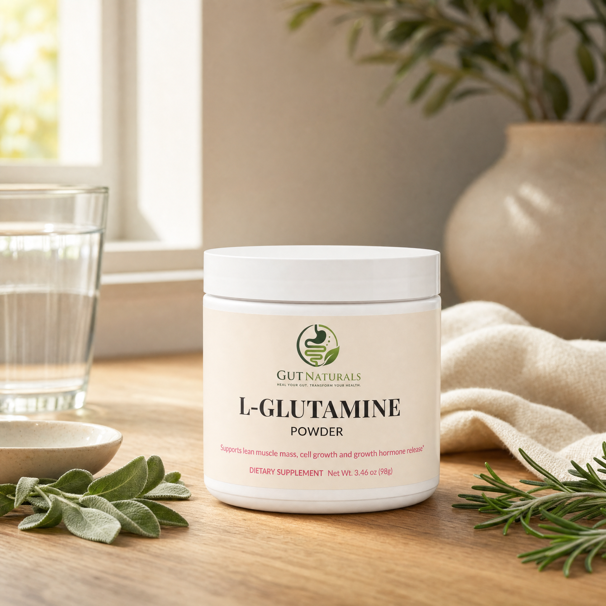 L-Glutamine tub product shot