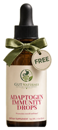 Adaptogen Immunity Drops with a free gift ribbon and FREE tag